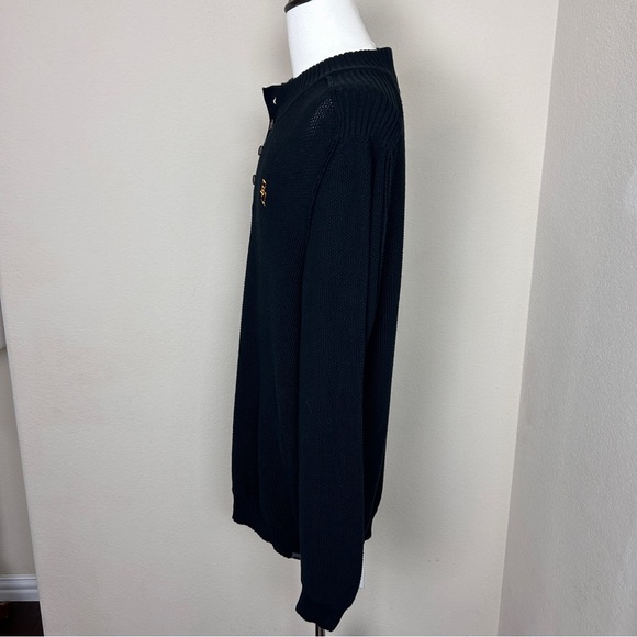 The Normal Brand Mens Button Down Sweater | Baylor Bears | Size XL | Black - Picture 4 of 10